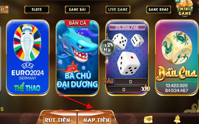 Nạp tiền iWin trên máy tính đơn giản nhất