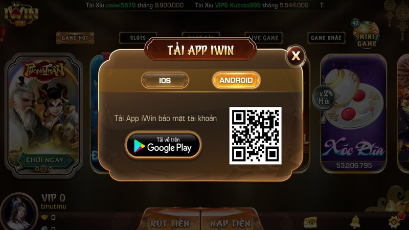 Hướng dẫn tải iWin cho Android từ A đến Z