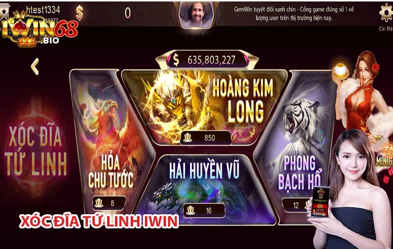 Xóc Đĩa Tứ Linh iWin – Hướng Dẫn Chi Tiết Cho Người Chơi