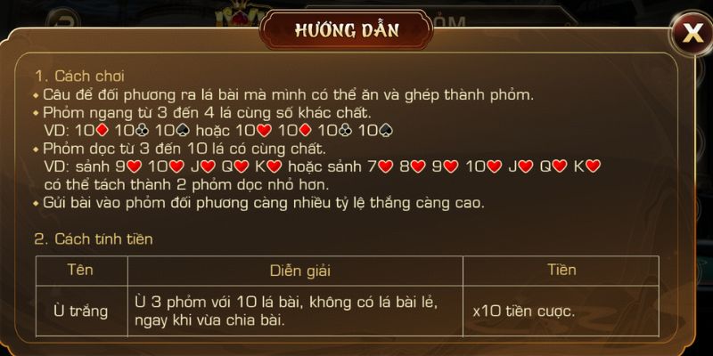Tổng quan về phỏm(Tá Lả) iWin 