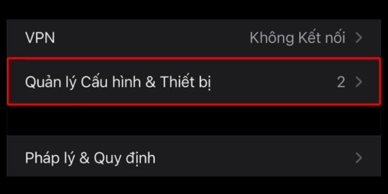 Tại đây bạn sẽ chỉ cần hoàn tất quá trình xác minh tính tin cậy cho app